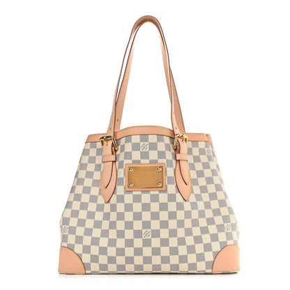 Louis Vuitton Damier Azur Hampstead MM 1 of 11