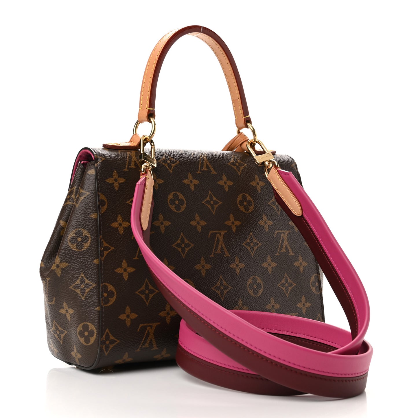 Monogram Cluny BB Bordeaux Fuchsia