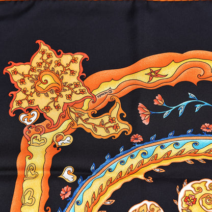 Hermes Silk De Tout Coeur Scarf 90 7 of 8