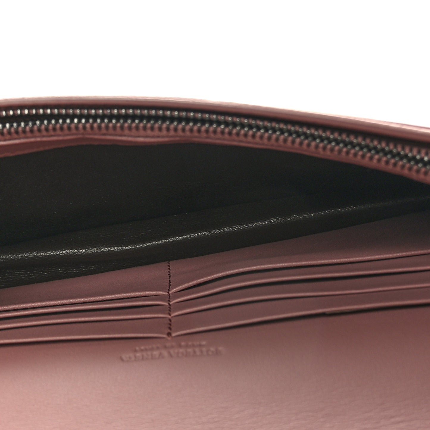 Nappa Intrecciato Continental Wallet on Chain Violet