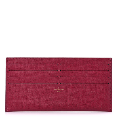 Louis Vuitton Calfskin Felicie Card Holder Insert Fuchsia 1 of 14