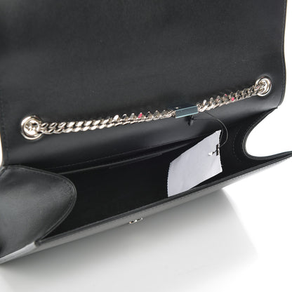 Saint Laurent Smooth Calfskin Medium Classic Monogram Kate Tassel Satchel Black 5 of 6