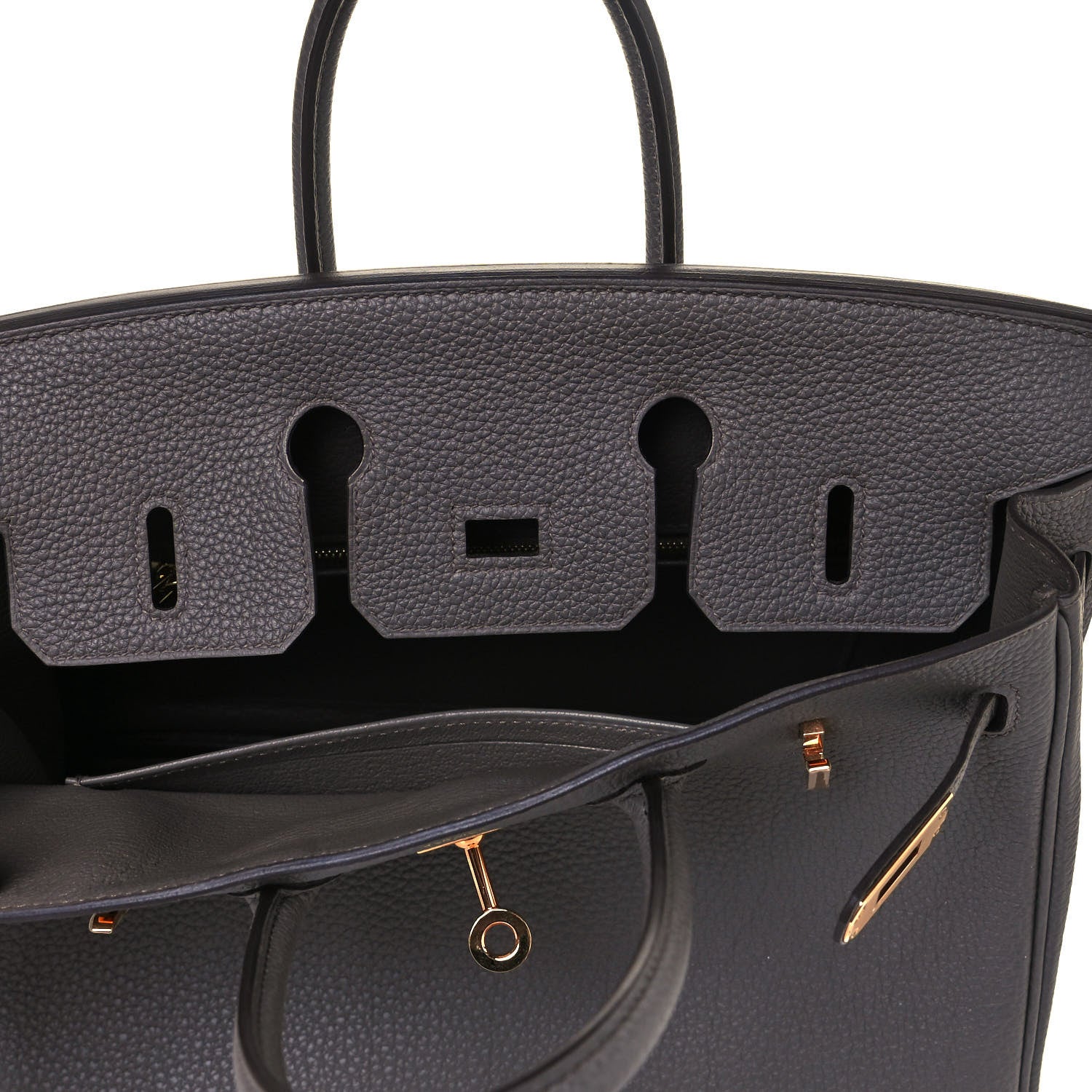 Hermes Togo Birkin 25 Etain 18 of 34