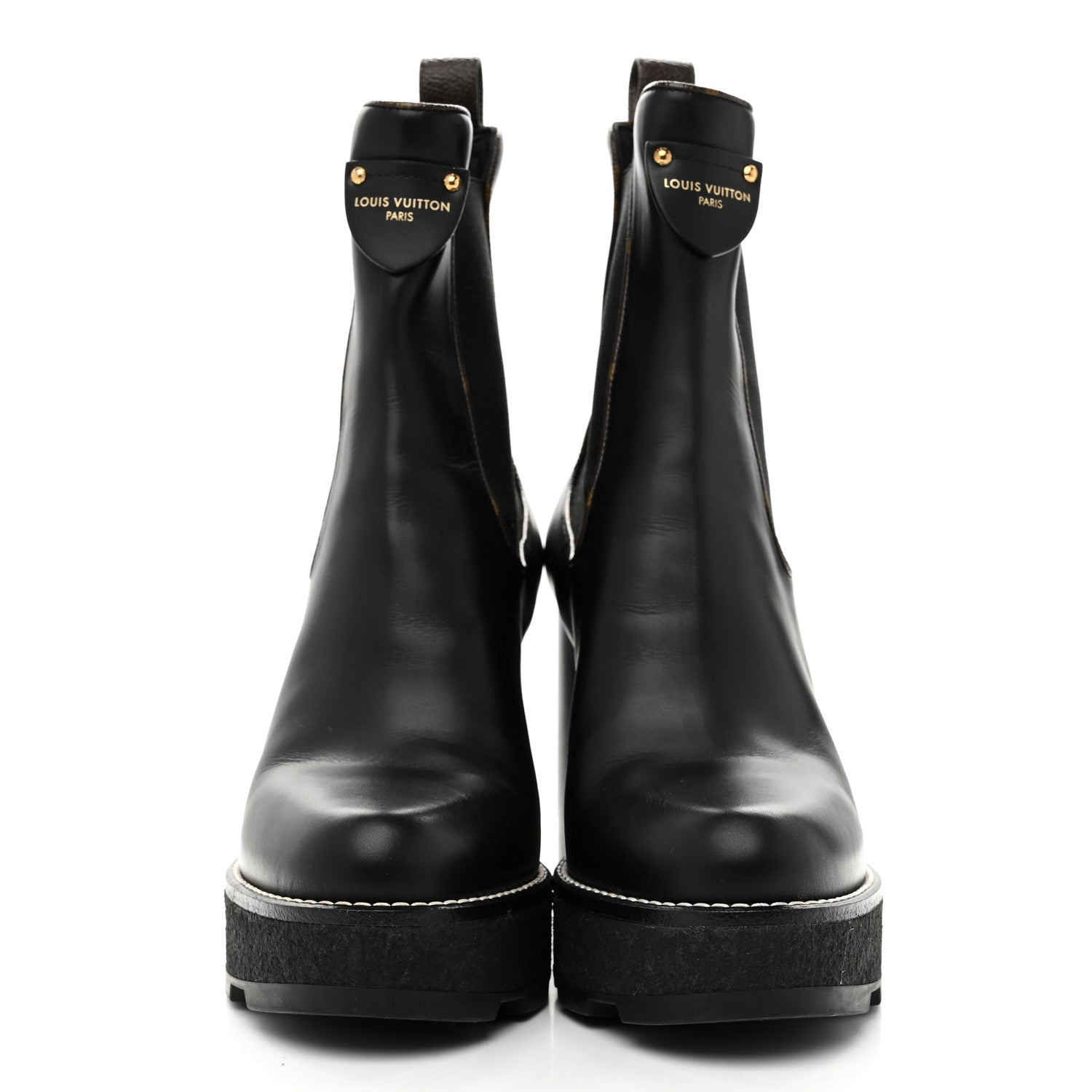 Louis Vuitton LV BEAUBOURG ANKLE BOOT 39 Black 3 of 10