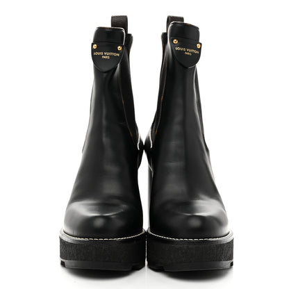 Louis Vuitton LV BEAUBOURG ANKLE BOOT 39 Black 3 of 10