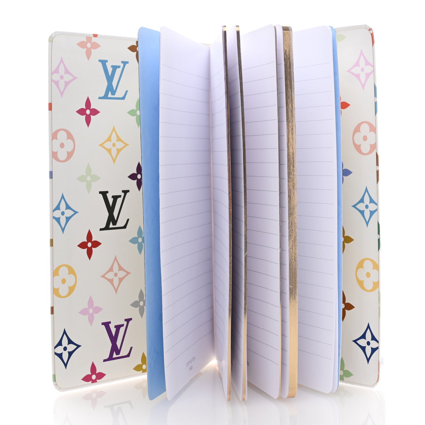 LV x TM Monogram Multicolor Jane Notebook MM White