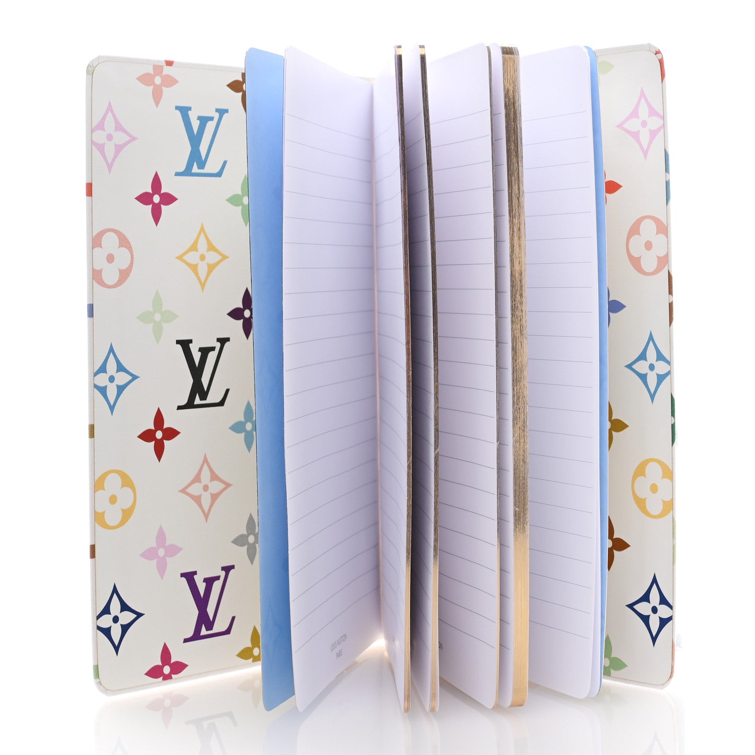 Louis Vuitton LV x TM Monogram Multicolor Jane Notebook MM White 5 of 7
