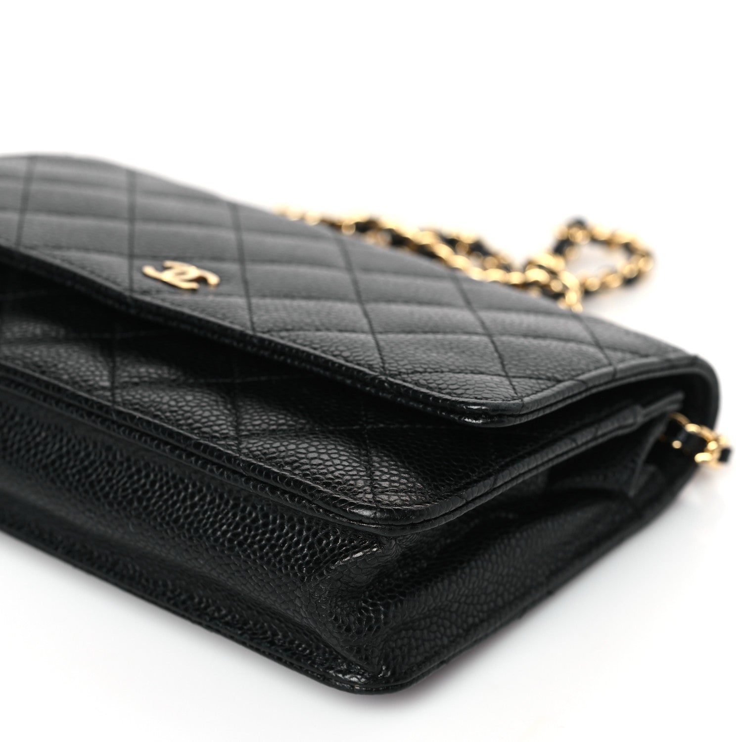 Chanel Caviar Quilted Wallet on Chain WOC Black 10 of 10