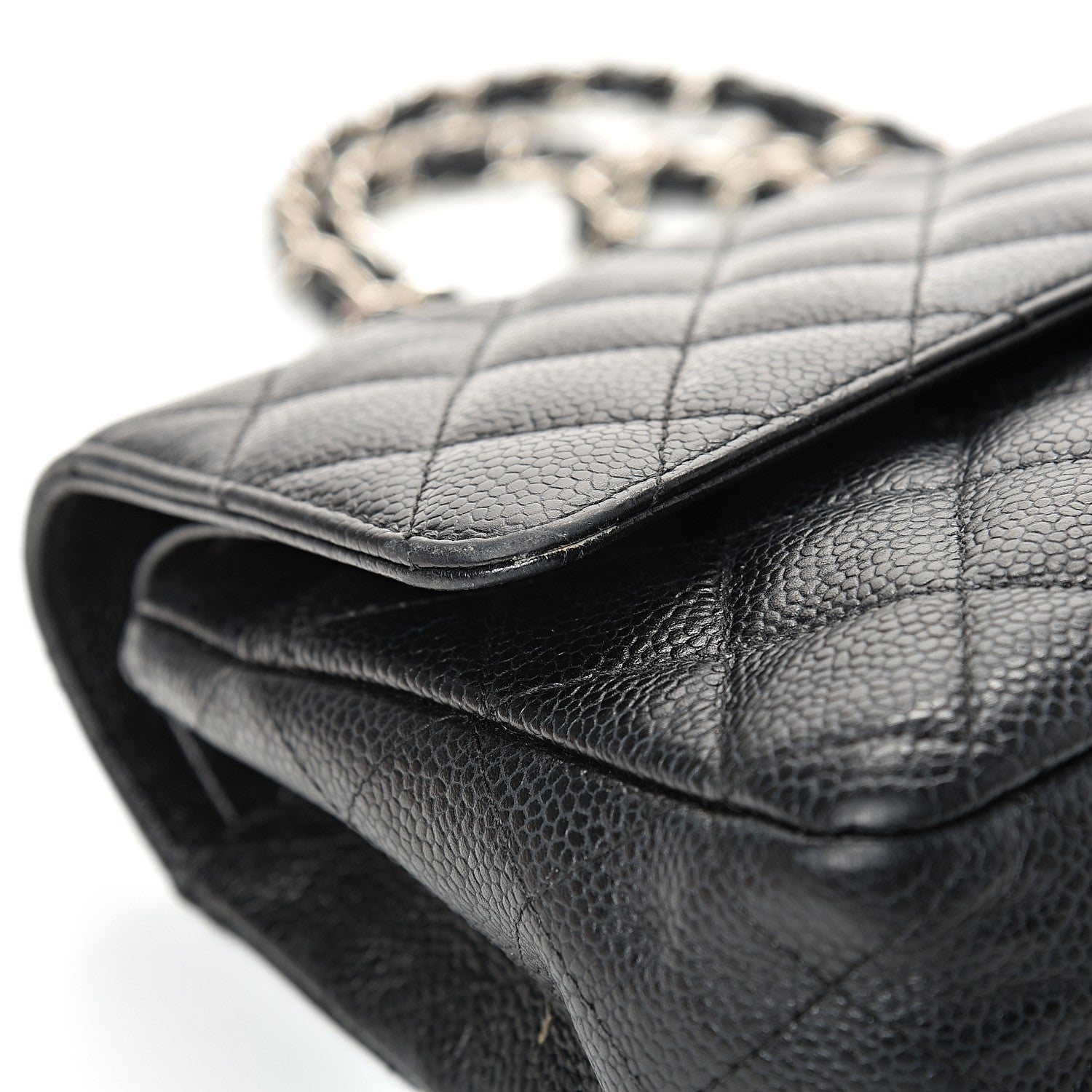 Chanel Caviar Quilted Medium Double Flap Black 16 of 18