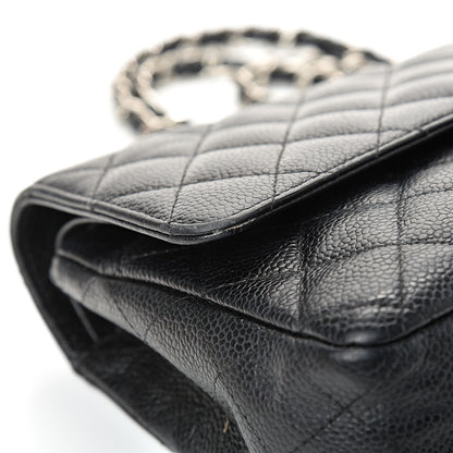 Chanel Caviar Quilted Medium Double Flap Black 16 of 18