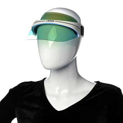 Christian Dior Mirrored DiorClub1 Sun Visor Blue 2 of 8