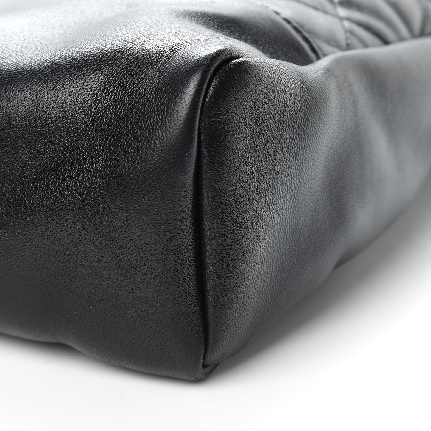 Lambskin Quilted Large 31 Shopping Bag Black