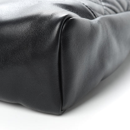 Chanel Lambskin Quilted Large 31 Shopping Bag Black 10 of 11