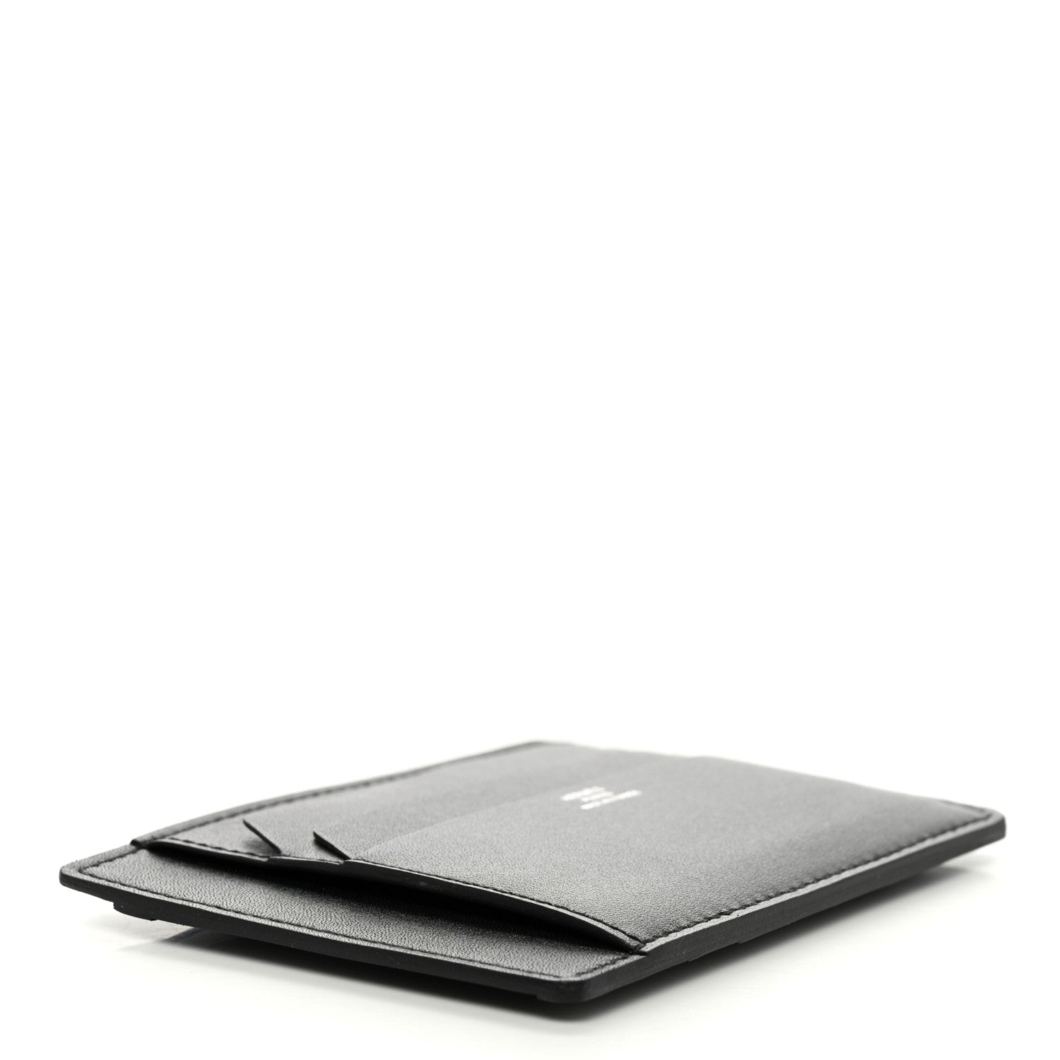 Hermes Villandry Calfskin City 8CC Card Holder Black 4 of 7