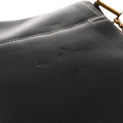 Christian Dior Calfskin Baudrier Saddle Bag Black 11 of 11