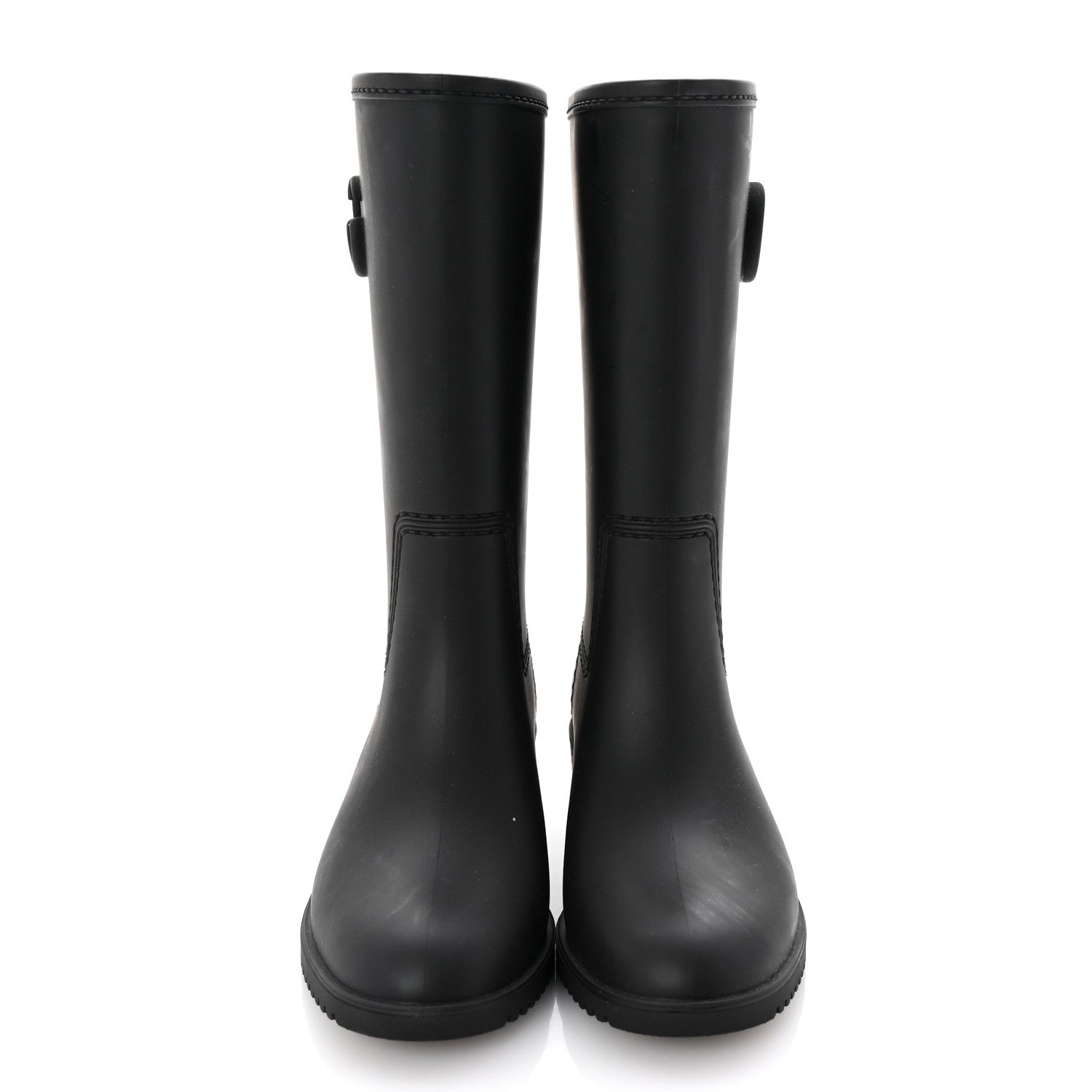 Gucci Rubber Double G Womens Rain Boots 36 Black 3 of 10