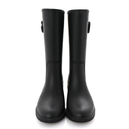 Gucci Rubber Double G Womens Rain Boots 36 Black 3 of 10