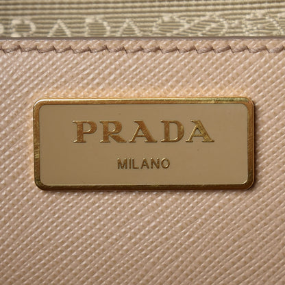 Prada Saffiano Lux Galleria Front Pocket Tote Sabbia 8 of 16