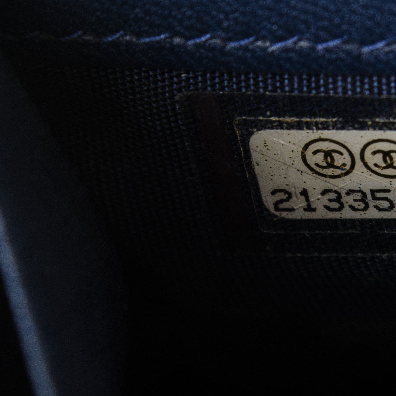 Chanel Lambskin Quilted Small Zipped Boy Clutch Navy 8 of 8