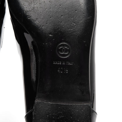 Chanel Patent CC Loafers 40.5 Black 6 of 10