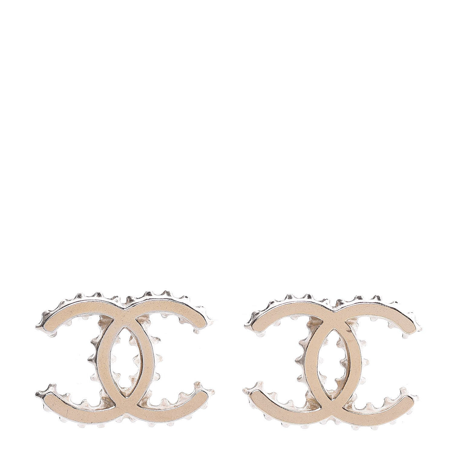 Chanel CC Chain Earrings Gold 1 of 5