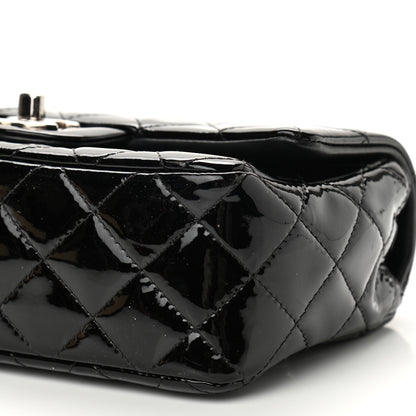 Chanel Patent Calfskin Quilted Mini Rectangular Flap Black 10 of 10