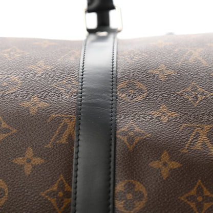 Louis Vuitton Monogram Macassar Keepall Bandouliere 45 12 of 13