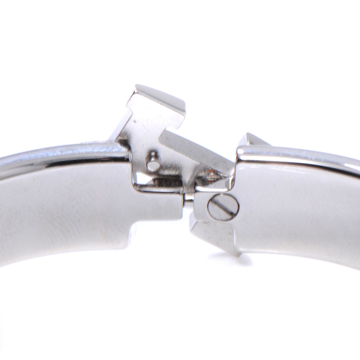 Hermes Enamel Narrow Clic Clac H Bracelet PM Black 4 of 5