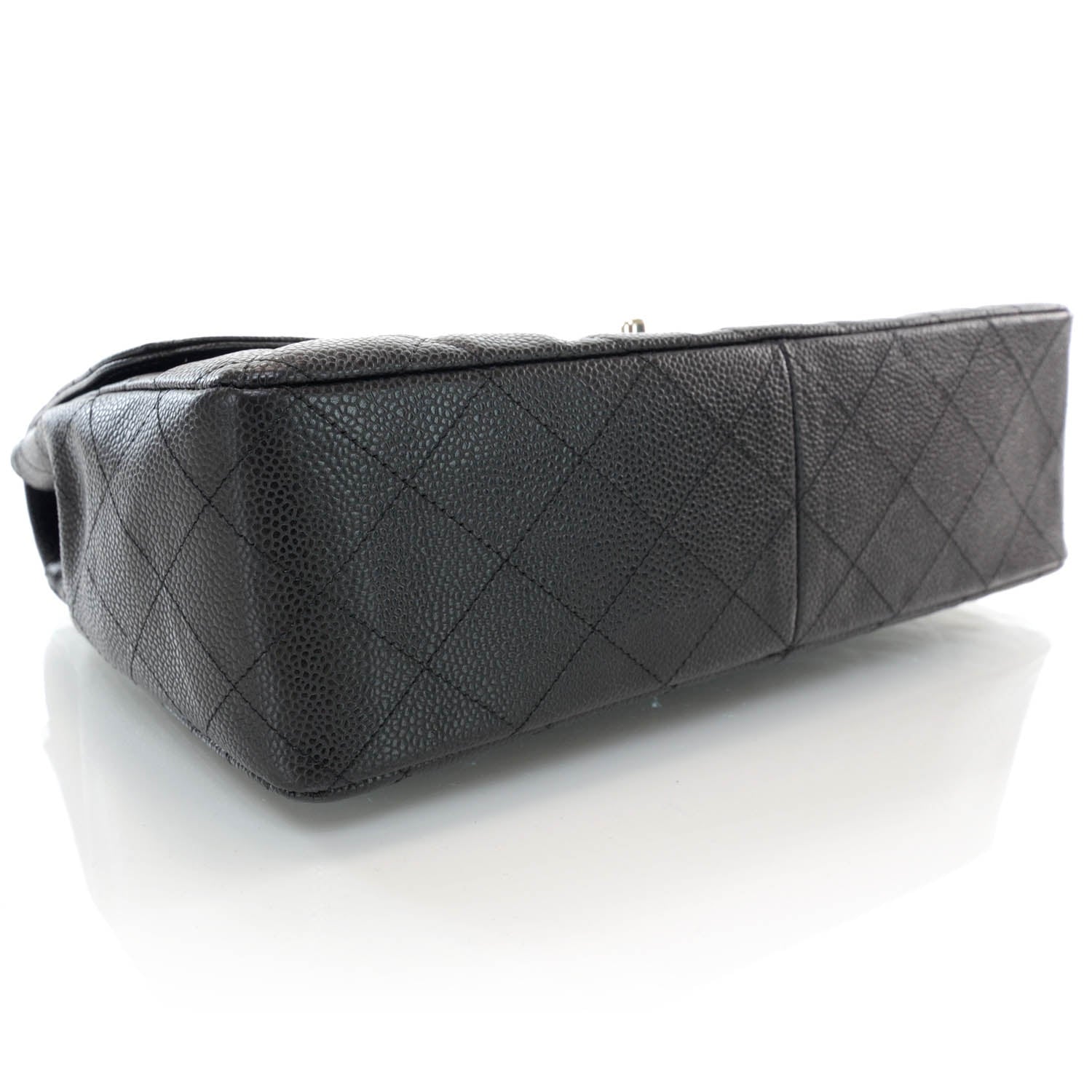 Chanel Caviar Jumbo Single Flap Black 4 of 10