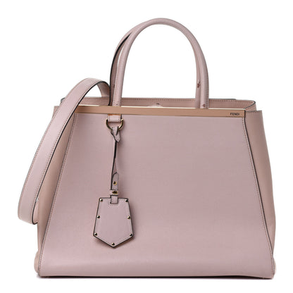 Fendi Vitello Elite Regular 2Jours Tote Light Pink 1 of 4