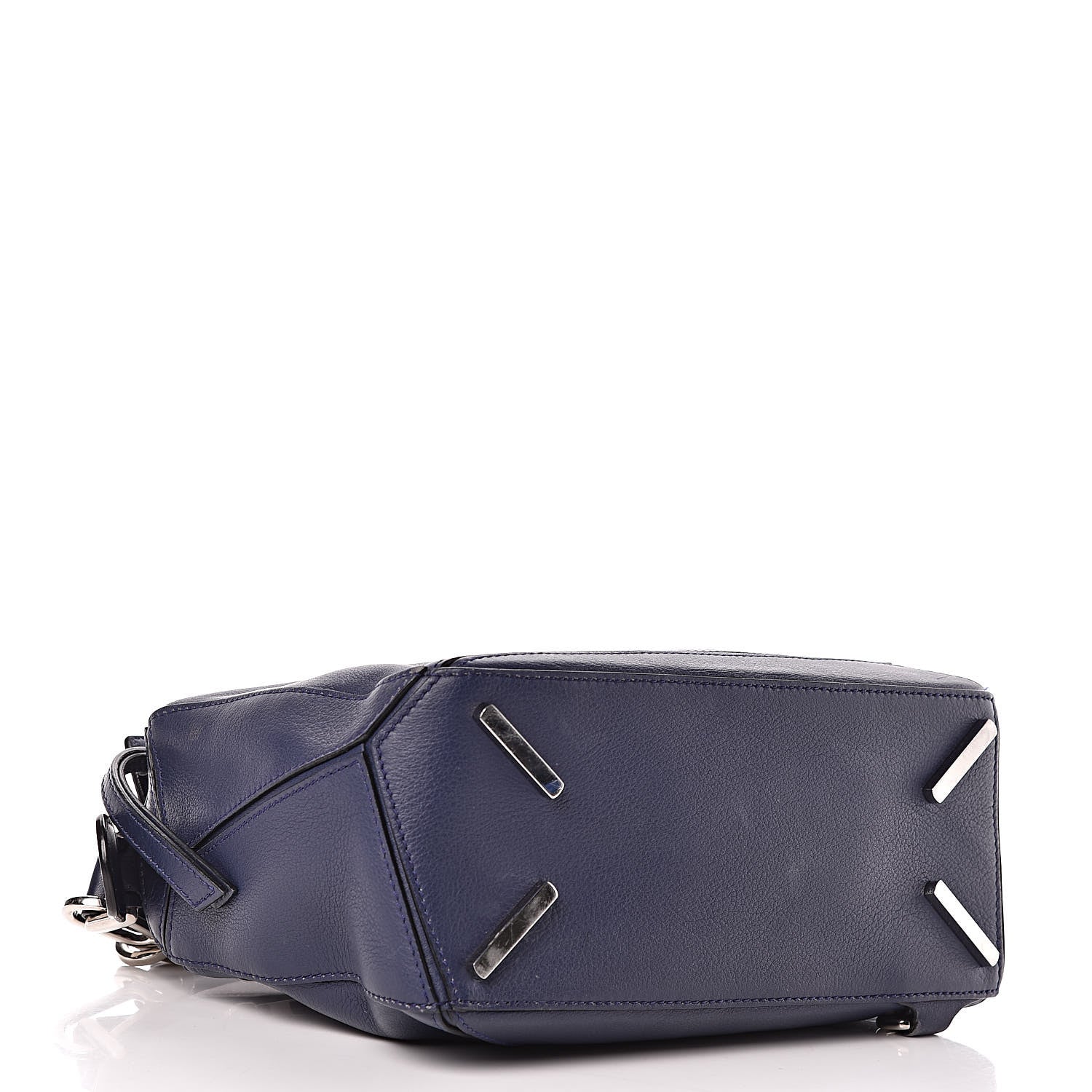 Loewe Calfskin Small Puzzle Bag Navy 4 of 19