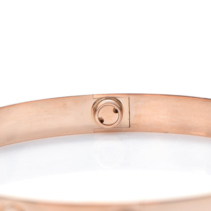 Cartier 18K Pink Gold LOVE Bracelet 18 6 of 8