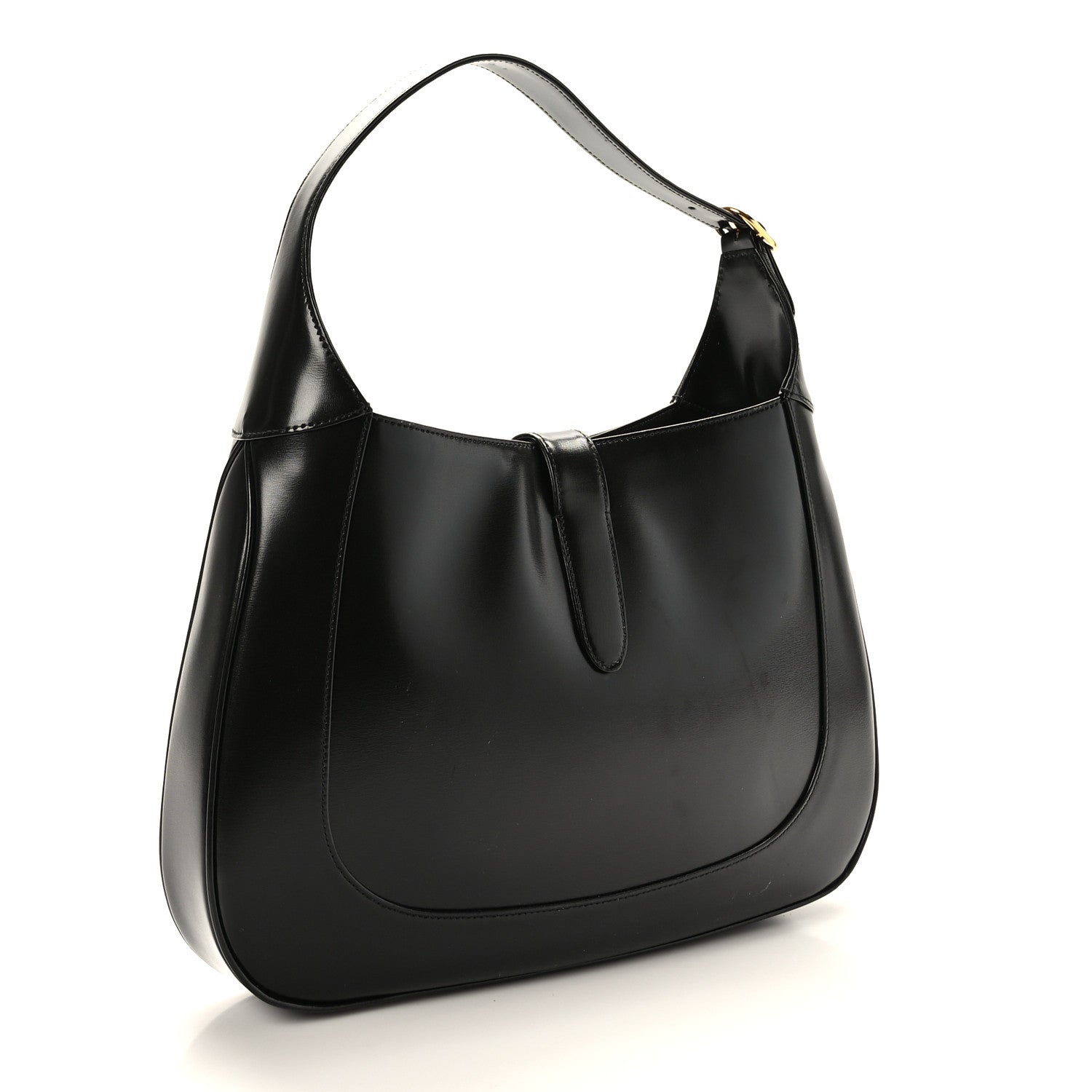Gucci Boarded Dyana Lux Calfskin Medium Jackie 1961 Hobo Black 3 of 9