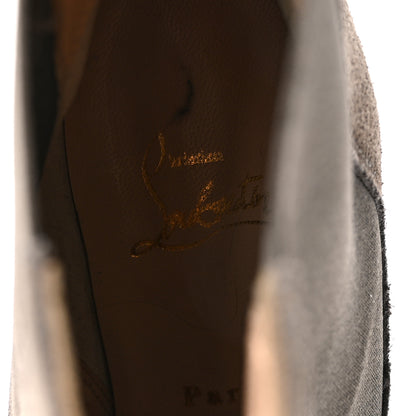Christian Louboutin Crosta Verabotta 85 Chelsea Boots 39.5 Grey Black Lucido 8 of 8