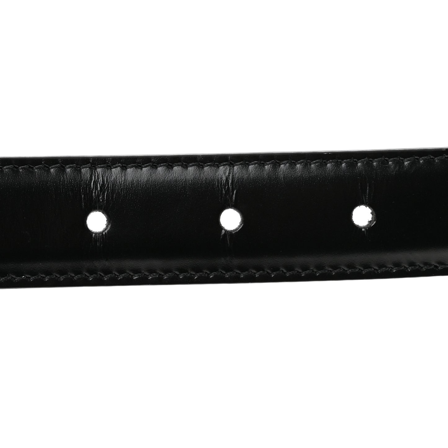 Box Calfskin Medium 25mm Triomphe 80 32 Belt Black