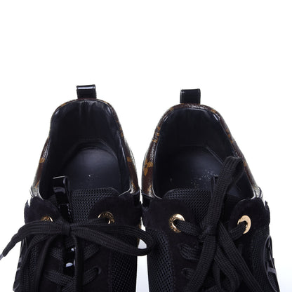 Louis Vuitton Suede Monogram Run Away Sneakers 40 Black 12 of 12