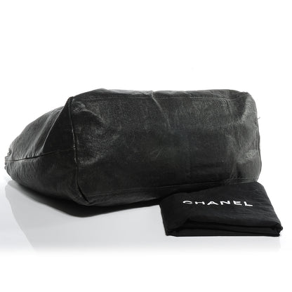 Chanel Distressed Caviar XL Coco Cabas Black 5 of 8