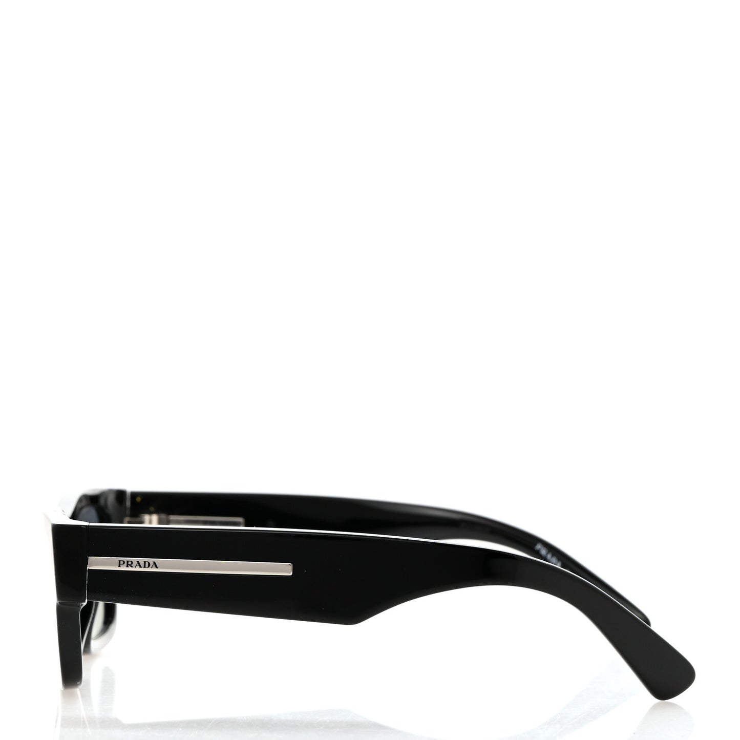 Acetate Rectangular Sunglasses SPR A03 Black