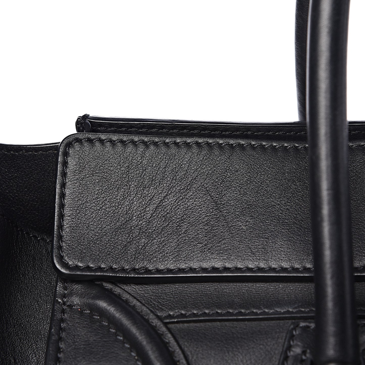 Smooth Calfskin Mini Luggage Black