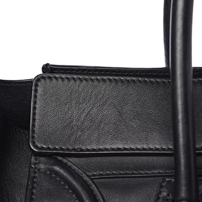 Celine Smooth Calfskin Mini Luggage Black 11 of 25