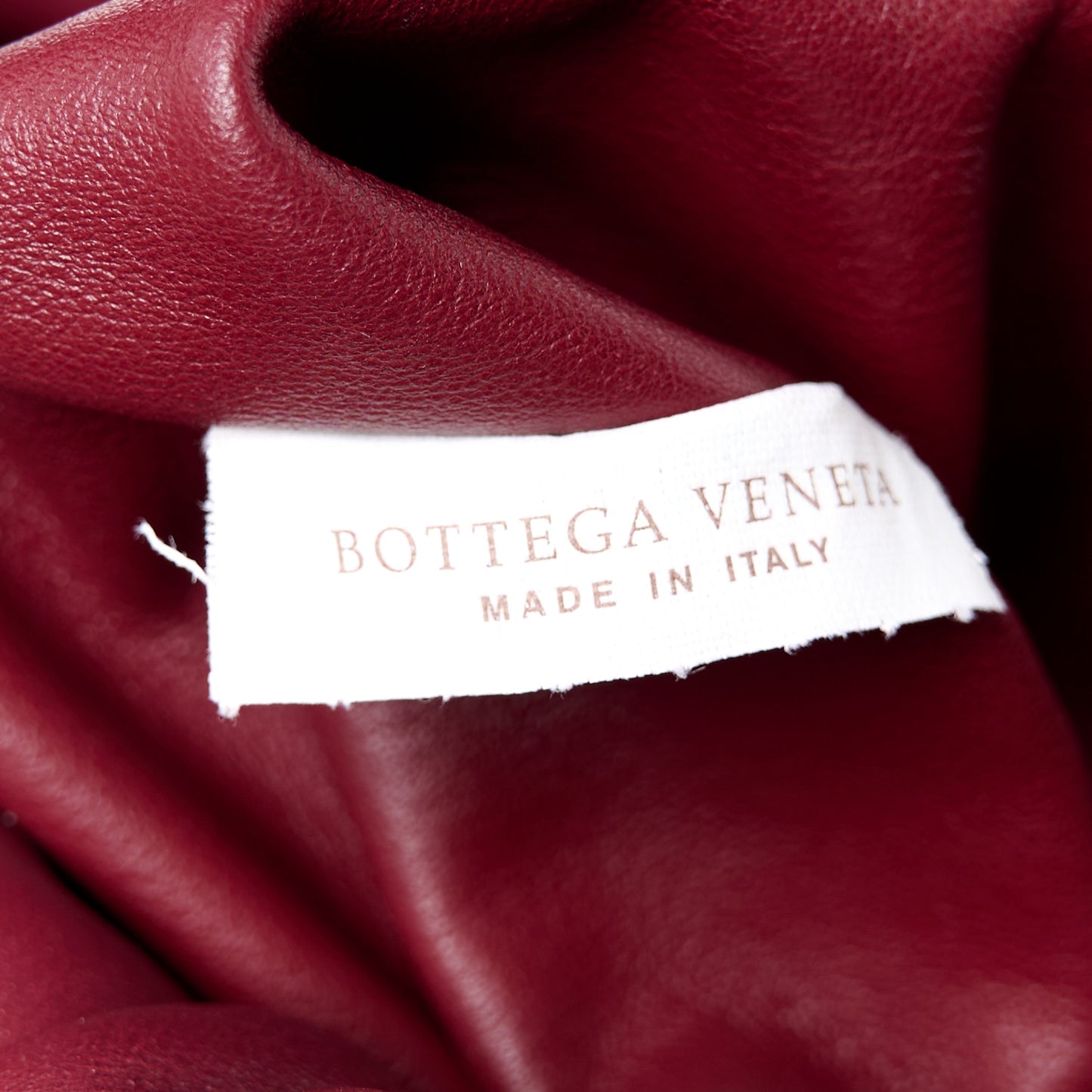 Smooth Butter Calfskin Small The Shoulder Pouch Dark Red