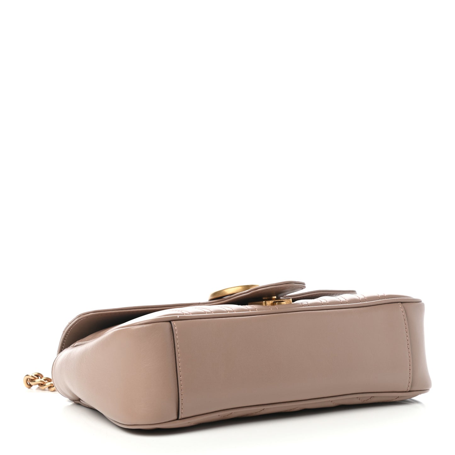 Calfskin Matelasse Small GG Marmont Shoulder Bag Porcelain Rose