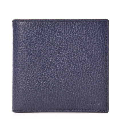 Gucci Calfskin Bi-Fold Wallet Navy 1 of 10