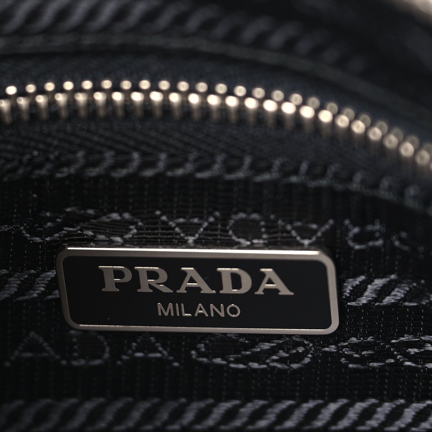 Prada Tessuto Nylon Saffiano Wristlet Mimetico 6 of 9