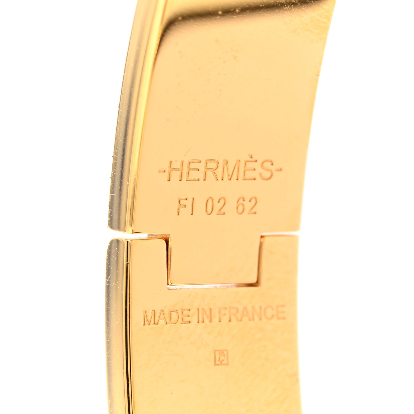 Enamel Narrow Clic Clac H Bracelet GM Black