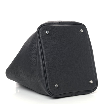 Hermes Taurillon Clemence Picotin Lock 22 MM Black 3 of 4