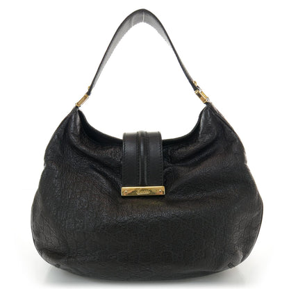 Gucci Guccissima New Ladies Web Hobo Black 1 of 8