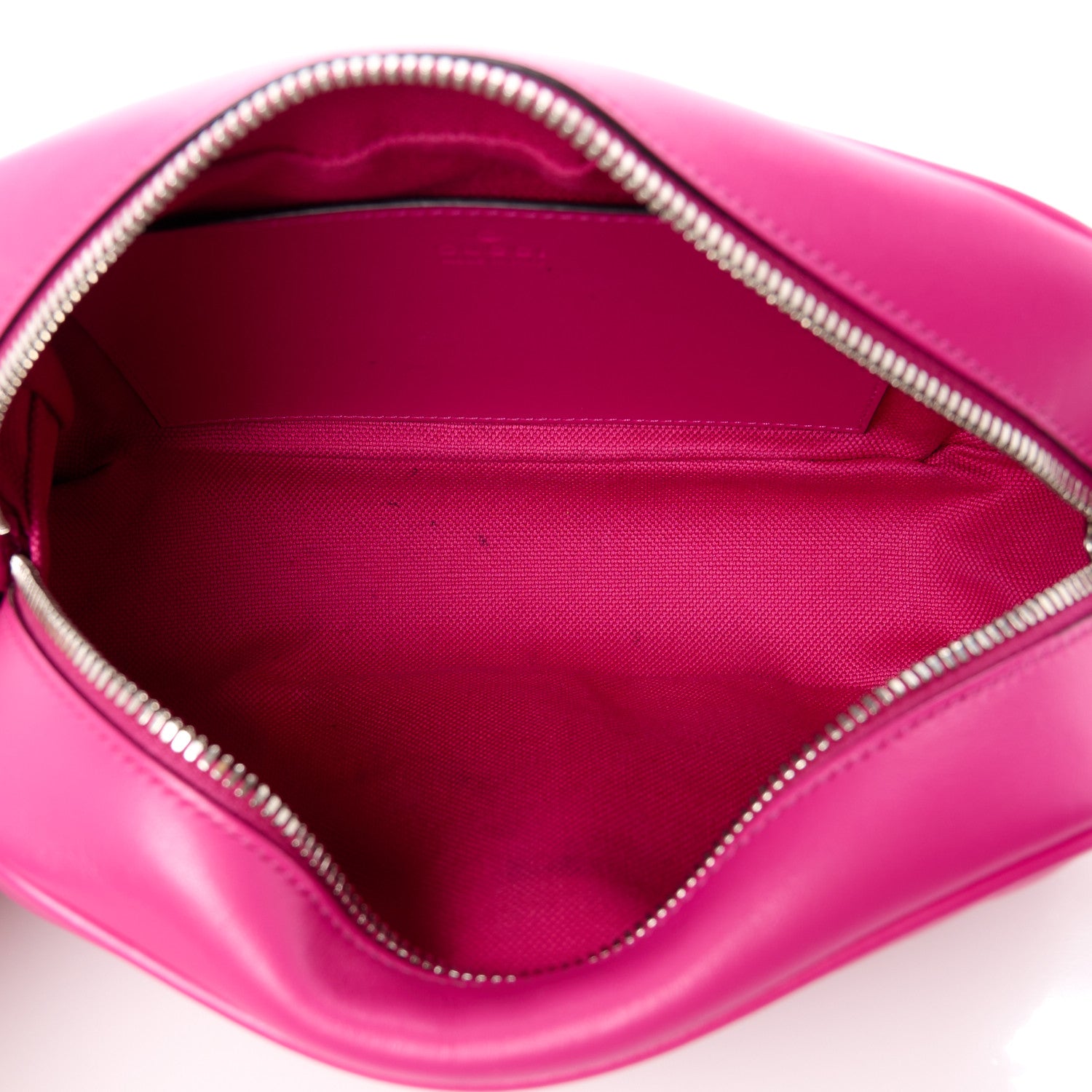 Gucci Calfskin Matelasse Monochrome Small GG Marmont Chain Shoulder Bag Classic Fuxia 5 of 13