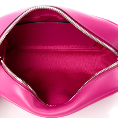 Gucci Calfskin Matelasse Monochrome Small GG Marmont Chain Shoulder Bag Classic Fuxia 5 of 13