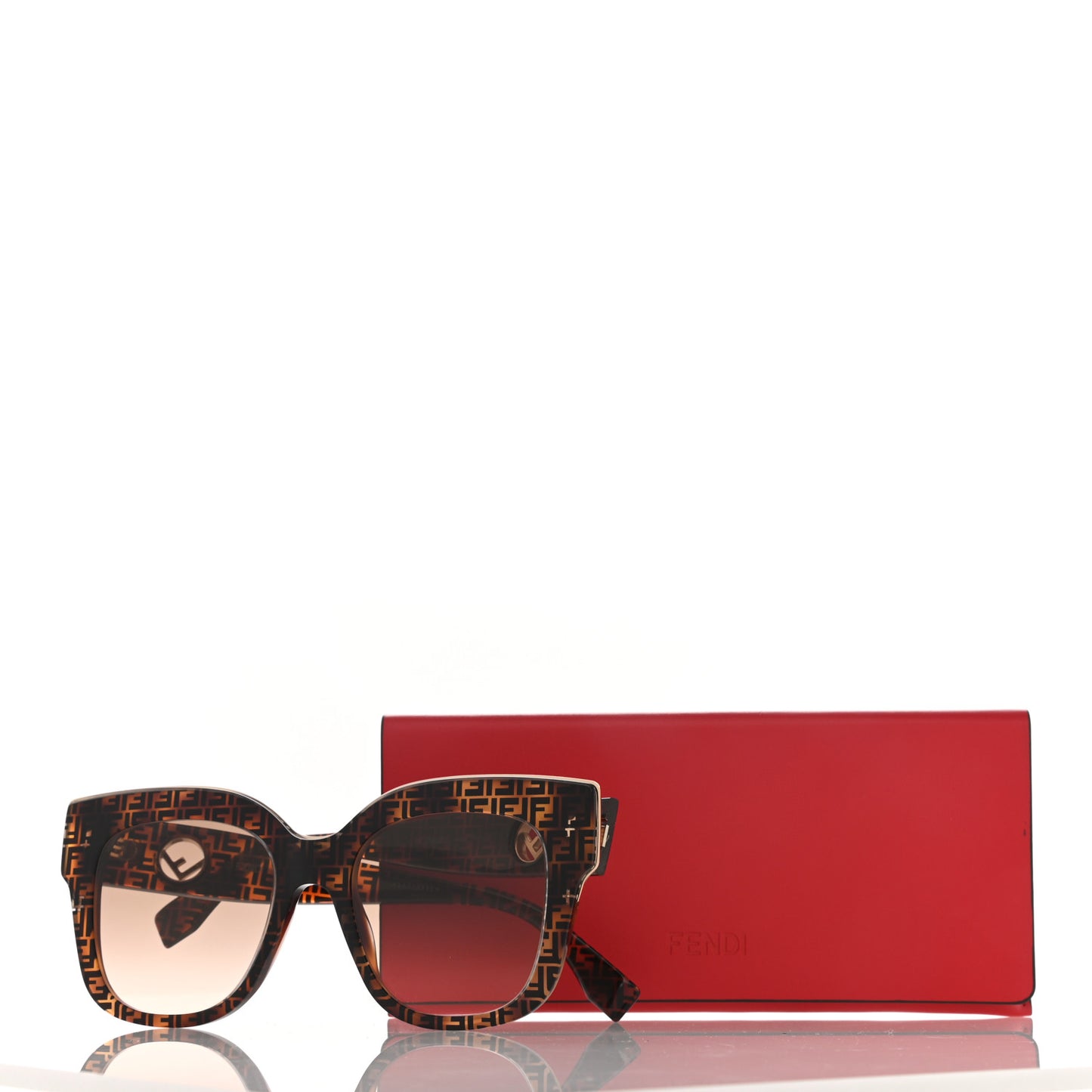 Acetate F is Fendi FF Cat Eye Sunglasses FF 0359/G/S Havana